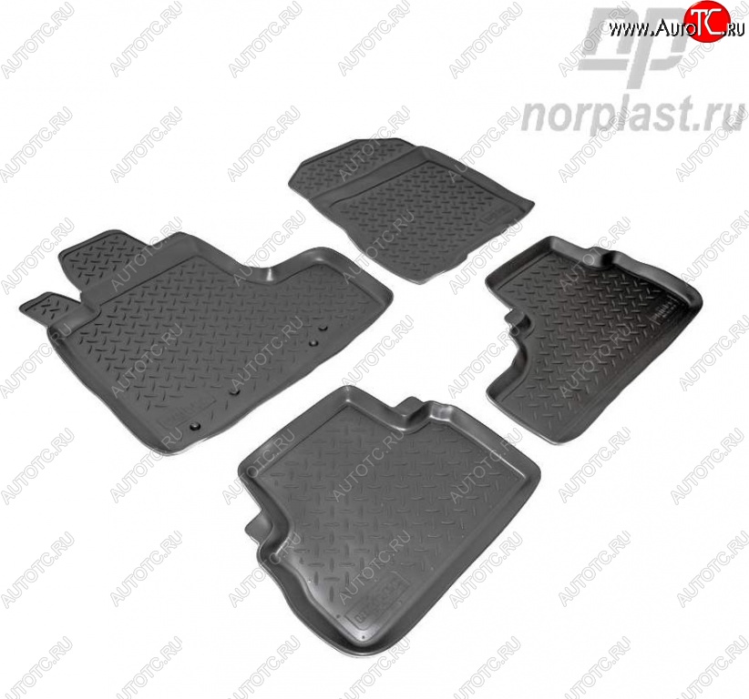 2 499 р. Комплект салонных ковриков Norplast Honda CR-V RE1,RE2,RE3,RE4,RE5,RE7 дорестайлинг (2007-2010)  с доставкой в г. Нижний Новгород