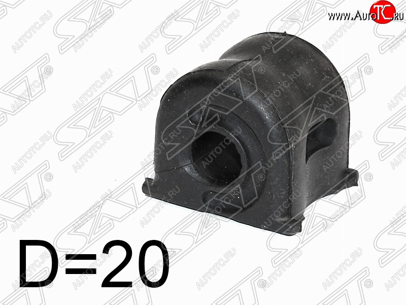 204 р. Левая резиновая втулка переднего стабилизатора SAT (D=20) Honda CR-V RE1,RE2,RE3,RE4,RE5,RE7 дорестайлинг (2007-2010)  с доставкой в г. Нижний Новгород