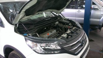 Упоры капота Russtal Honda CR-V RM1,RM3,RM4 рестайлинг (2014-2018)