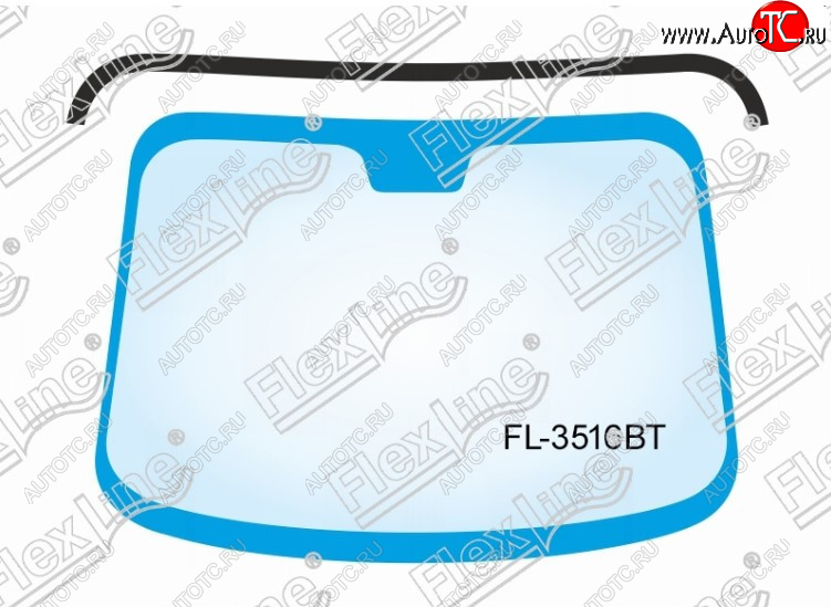 779 р. Молдинг лобового стекла FlexLine  Honda CR-V  RM1,RM3,RM4 (2012-2018) дорестайлинг, рестайлинг  с доставкой в г. Нижний Новгород