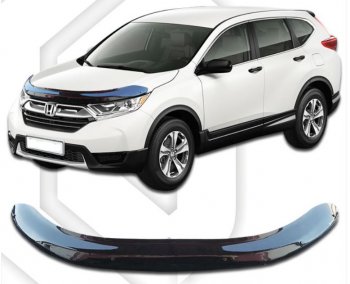 Дефлектор капота RW CA-Plastic Honda CR-V RW,RT дорестайлинг (2016-2020)