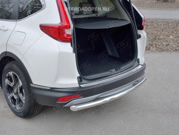 2 749 р. Накладка на задний бампер Russtal (лист) Honda CR-V RW,RT дорестайлинг (2016-2020)  с доставкой в г. Нижний Новгород. Увеличить фотографию 3