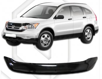 Дефлектор капота CA-Plastic Honda (Хонда) CR-V (СР-В)  RE1,RE2,RE3,RE4,RE5,RE7 (2009-2012) RE1,RE2,RE3,RE4,RE5,RE7 рестайлинг