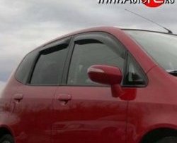 Дефлекторы окон (ветровики) Novline 4 шт Honda Fit 1 GD дорестайлинг (2001-2004)