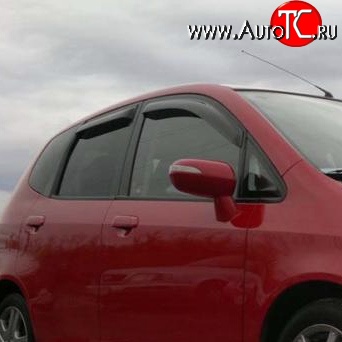 899 р. Дефлекторы окон (ветровики) Novline 4 шт Honda Fit 1 GD дорестайлинг (2001-2004)  с доставкой в г. Нижний Новгород