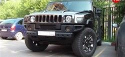 12 599 р. Решётка радиатора Standart HUMMER H2 (2002-2009) (Неокрашенная)  с доставкой в г. Нижний Новгород. Увеличить фотографию 2