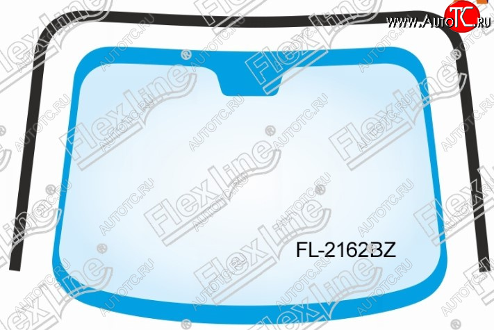 1 599 р. Молдинг лобового стекла FlexLine Hyundai Accent седан ТагАЗ (2001-2012)  с доставкой в г. Нижний Новгород