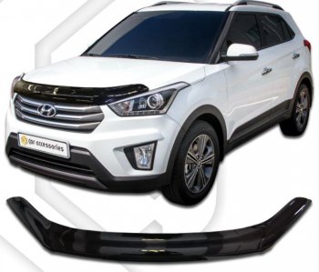 Дефлектор капота CA-Plastiс Hyundai Creta GS рестайлинг (2019-2021)