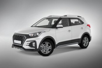 22 499 р. Передний бампер Xmug  Hyundai Creta  GS (2015-2021) дорестайлинг, рестайлинг (Неокрашенный)  с доставкой в г. Нижний Новгород. Увеличить фотографию 4