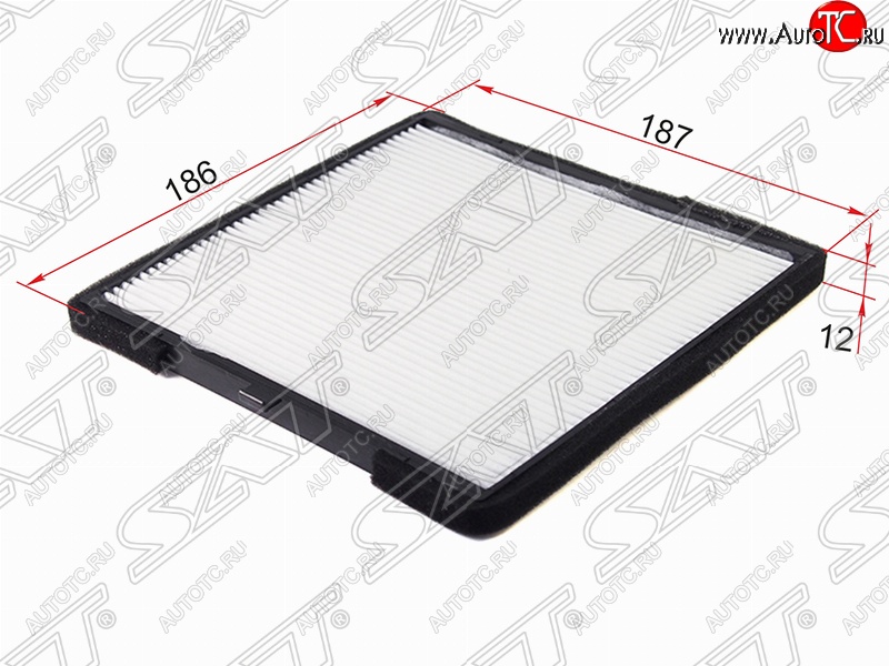 249 р. Фильтр салонный SAT (186х187х12 mm)  Hyundai i10  PA (2007-2013), KIA Picanto ( 1 SA хэтчбэк 5 дв.,  2 TA хэтчбэк 5 дв.,  2 TA хэтчбэк 3 дв.) (2003-2017)  с доставкой в г. Нижний Новгород