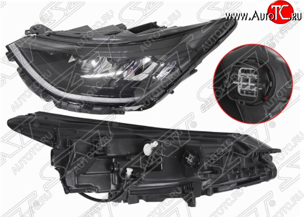 23 999 р. Левая передняя фара SAT (LED) Hyundai Sonata DN8 (2019-2022)  с доставкой в г. Нижний Новгород