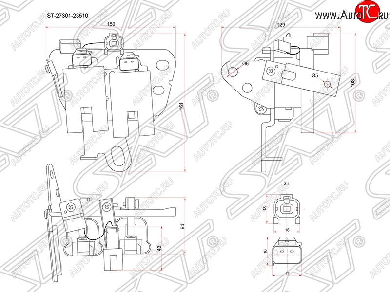 1 749 р. Катушка зажигания SAT  Hyundai Elantra  HD - I30  FD  с доставкой в г. Нижний Новгород