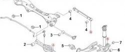 989 р. Полиуретановый сайлентблок цапфы задней подвески Точка Опоры Hyundai Tucson LM (2010-2017)  с доставкой в г. Нижний Новгород. Увеличить фотографию 2