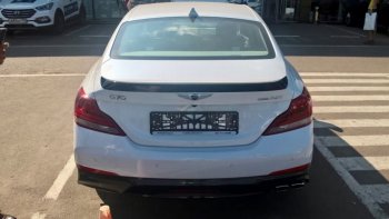 7 949 р. Спойлер на багажник АвтоКрат Hyundai Genesis DH седан рестайлинг (2014-2017) (Неокрашенный)  с доставкой в г. Нижний Новгород. Увеличить фотографию 5