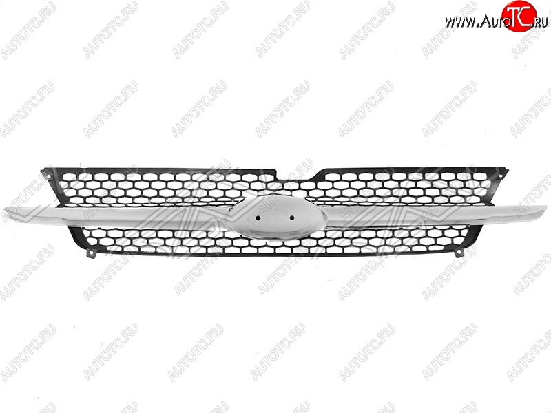 1 699 р. Решётка радиатора SAT (в сборе с хром. молдингом)  Hyundai Getz  TB (2002-2005) хэтчбэк 5 дв. дорестайлинг (Неокрашенная)  с доставкой в г. Нижний Новгород