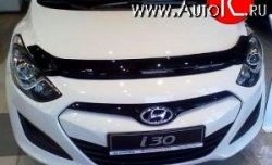 Дефлектор капота NovLine Hyundai I30 2 GD дорестайлинг универсал (2011-2015)