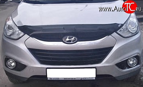 2 879 р. Дефлектор капота NovLine Hyundai IX35 LM дорестайлинг (2009-2013)  с доставкой в г. Нижний Новгород