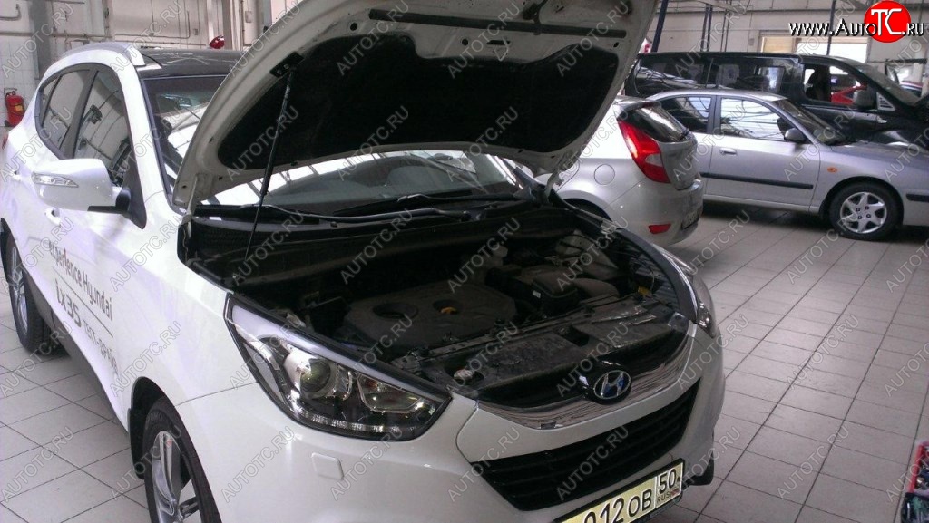 2 199 р. Газовые упоры капота Berkut Hyundai IX35 LM рестайлинг (2013-2018)  с доставкой в г. Нижний Новгород