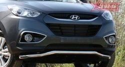 Защита переднего бампера одинарная Souz-96 (d60) Hyundai IX35 LM рестайлинг (2013-2018)