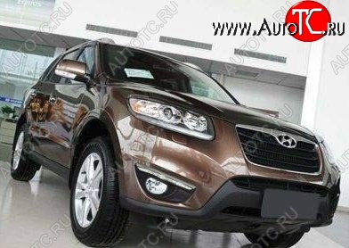 13 299 р. Дневные ходовые огни СТ Hyundai Santa Fe CM рестайлинг (2009-2012)  с доставкой в г. Нижний Новгород