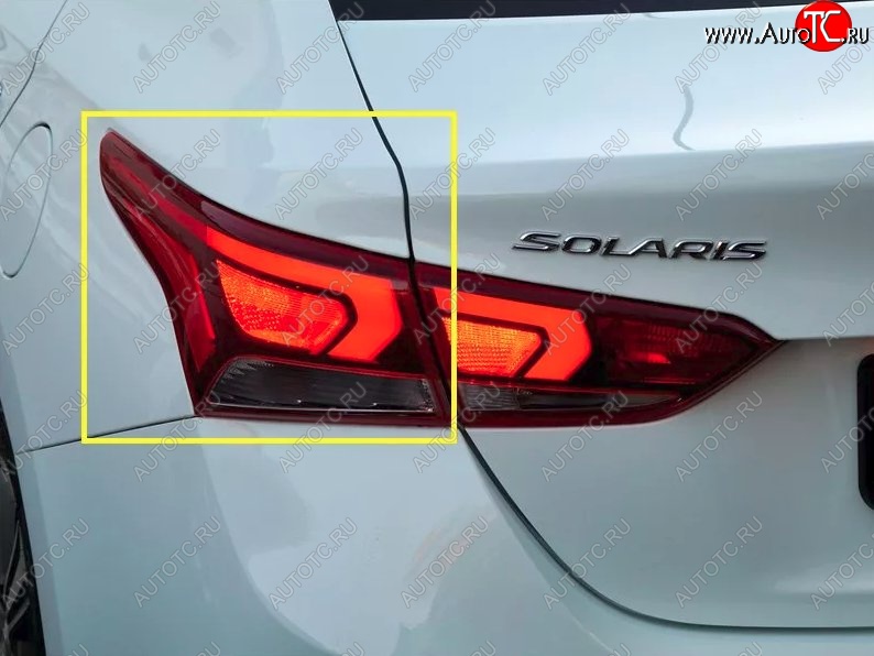 25 799 р. Фара задняя левая Стандартная (светодиодная) Hyundai Solaris HCR седан дорестайлинг (2017-2020)  с доставкой в г. Нижний Новгород