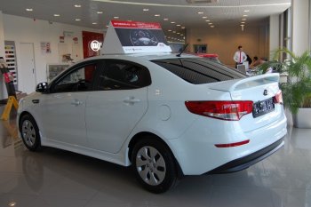 11 699 р. Пороги накладки LitCompany KIA Rio 3 QB дорестайлингхэтчбек5дв. (2011-2015) (Неокрашенные)  с доставкой в г. Нижний Новгород. Увеличить фотографию 4