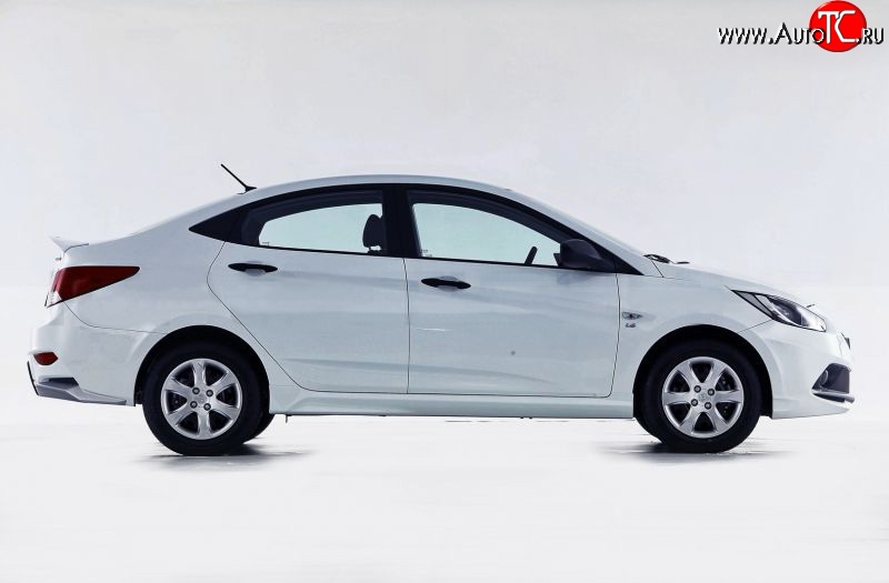 3 599 р. Пороги накладки Sport KIA Rio 3 QB дорестайлингхэтчбек5дв. (2011-2015) (Неокрашенные)  с доставкой в г. Нижний Новгород