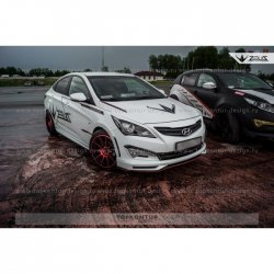 4 999 р. Пороги накладки TopKontur Design KIA Rio 3 QB дорестайлингхэтчбек5дв. (2011-2015) (Неокрашенные)  с доставкой в г. Нижний Новгород. Увеличить фотографию 5