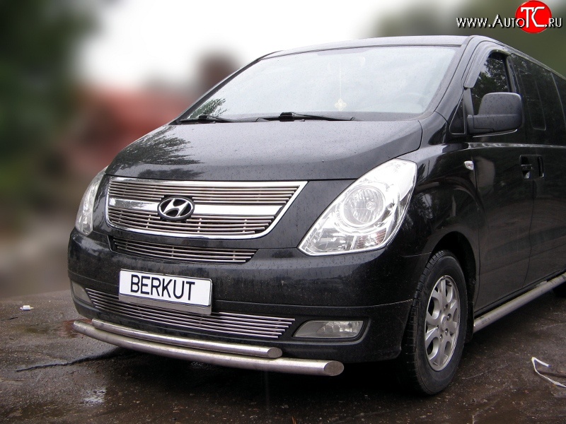 3 799 р. Декоративная вставка воздухозаборника Berkut Hyundai Starex/Grand Starex/H1 TQ дорестайлинг (2007-2013)  с доставкой в г. Нижний Новгород