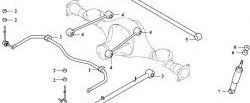 499 р. Полиуретановая втулка стабилизатора задней подвески Точка Опоры Hyundai Terracan HP дорестайлинг (2001-2004)  с доставкой в г. Нижний Новгород. Увеличить фотографию 2