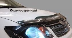 2 199 р. Дефлектор капота CA-Plastic  Hyundai Tucson  TL (2015-2021) дорестайлинг, рестайлинг (Classic черный, Без надписи)  с доставкой в г. Нижний Новгород. Увеличить фотографию 3