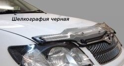 2 199 р. Дефлектор капота CA-Plastic  Hyundai Tucson  TL (2015-2021) дорестайлинг, рестайлинг (Classic черный, Без надписи)  с доставкой в г. Нижний Новгород. Увеличить фотографию 5