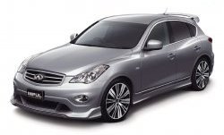 41 249 р. Передний бампер Impul INFINITI EX35 J50 (2007-2013) (Неокрашенный)  с доставкой в г. Нижний Новгород. Увеличить фотографию 2