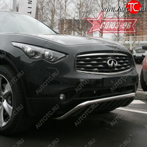 29 384 р. Защита переднего бампера Souz-96 (d60) INFINITI EX35 J50 (2007-2013)  с доставкой в г. Нижний Новгород