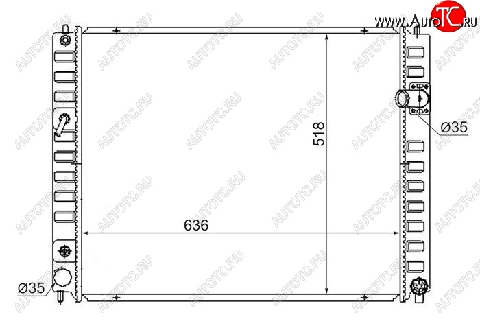 8 849 р. Радиатор двигателя SAT (пластинчатый, МКПП/АКПП) INFINITI FX35 S51 дорестайлинг (2008-2011)  с доставкой в г. Нижний Новгород