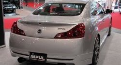 25 249 р. Лип спойлер Impul INFINITI G37 V36 седан рестайлинг (2008-2014) (Неокрашенный)  с доставкой в г. Нижний Новгород. Увеличить фотографию 4