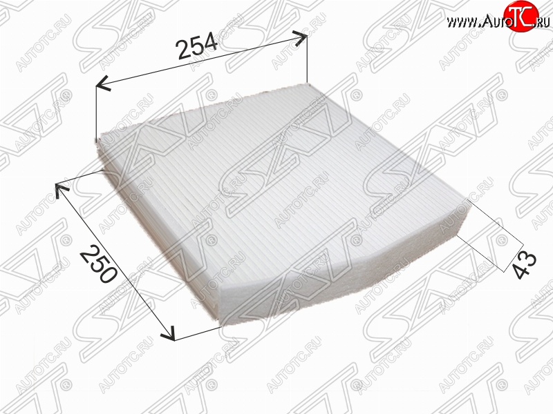 449 р. Фильтр салонный SAT (254х250х42 mm)  INFINITI Q30  H15E (2015-2019), Mercedes-Benz A class  W176 (2012-2015), Mercedes-Benz B-Class  W246/T246 (2011-2018), Mercedes-Benz CLA class  C117 (2013-2019)  с доставкой в г. Нижний Новгород