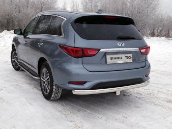 15 349 р. Фаркоп (тягово-сцепное устройство) TCC  INFINITI QX60  L50 (2016-2021) рестайлинг (Оцинкованный, шар E)  с доставкой в г. Нижний Новгород. Увеличить фотографию 2