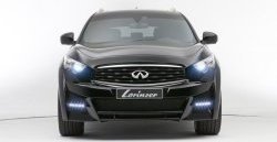 23 749 р. Передний бампер Lorinser INFINITI QX70 S51 (2013-2020) (Неокрашенный)  с доставкой в г. Нижний Новгород. Увеличить фотографию 2