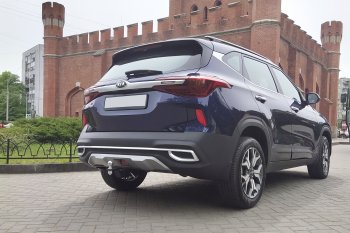 15 399 р. Фаркоп Petroil Tuning (съемный квадрат) KIA Seltos (2019-2024)  с доставкой в г. Нижний Новгород. Увеличить фотографию 5