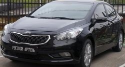 1 149 р. Реснички на фары RA KIA Cerato 3 YD дорестайлинг седан (2013-2016) (Неокрашенные)  с доставкой в г. Нижний Новгород. Увеличить фотографию 4