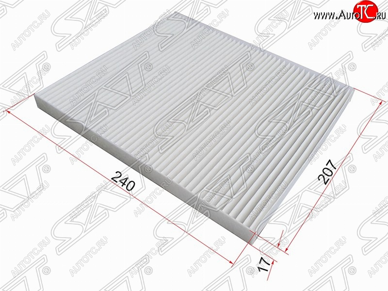 269 р. Фильтр салонный SAT (240х207х17 mm)  KIA Cerato  1 LD - Sorento  XM  с доставкой в г. Нижний Новгород