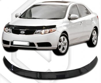 Дефлектор капота CA-Plastic KIA (КИА) Cerato (Серато)  2 TD (2008-2013) 2 TD седан