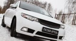 4 089 р. Решётка радиатора (Forte) RA KIA Cerato 2 TD седан (2008-2013) (Поверхность глянец (под окраску), Неокрашенная)  с доставкой в г. Нижний Новгород. Увеличить фотографию 2