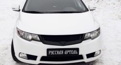 4 089 р. Решётка радиатора (Forte) RA KIA Cerato 2 TD седан (2008-2013) (Поверхность глянец (под окраску), Неокрашенная)  с доставкой в г. Нижний Новгород. Увеличить фотографию 3