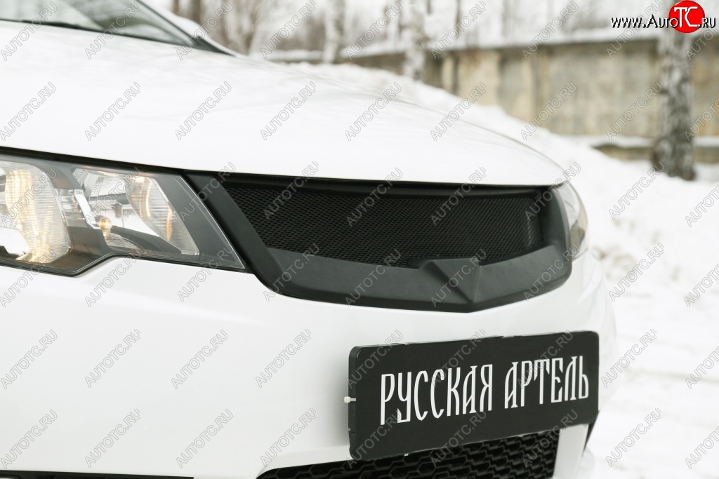 4 089 р. Решётка радиатора (Forte) RA KIA Cerato 2 TD седан (2008-2013) (Поверхность глянец (под окраску), Неокрашенная)  с доставкой в г. Нижний Новгород