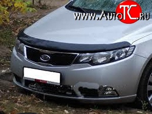 2 879 р. Дефлектор капота NovLine KIA Cerato 2 TD седан (2008-2013)  с доставкой в г. Нижний Новгород