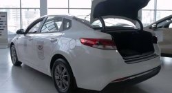 1 169 р. Защитная накладка на задний бампер RA KIA Optima 4 JF дорестайлинг седан (2016-2018)  с доставкой в г. Нижний Новгород. Увеличить фотографию 5