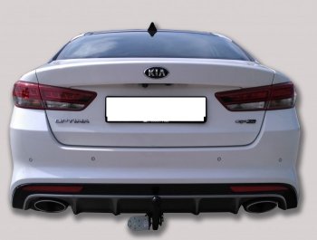 6 849 р. Фаркоп Лидер Плюс  KIA Optima ( 4 JF,  JF) (2016-2020) дорестайлинг седан, седан рестайлинг (Без электропакета)  с доставкой в г. Нижний Новгород. Увеличить фотографию 3