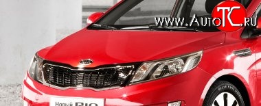 10 599 р. Капот Стандартный KIA Rio 3 QB дорестайлинг седан (2011-2015) (Окрашенный)  с доставкой в г. Нижний Новгород